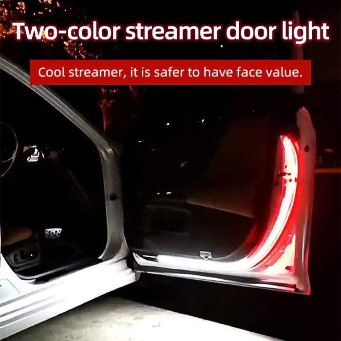 2pcs Car Door Open Warning Lamp Flowing Flashing LED Lights