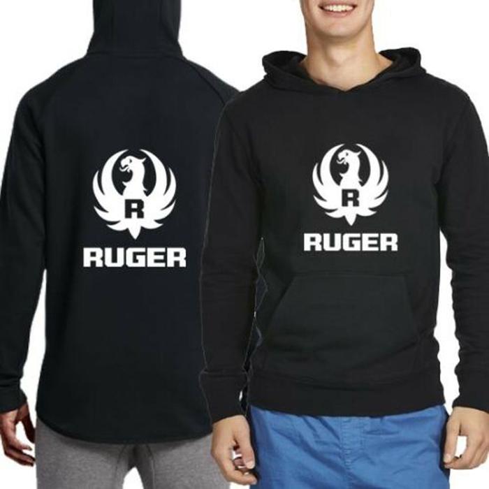 Sweater Ruger Hoodie Jumper Bahan Cotton Fleece