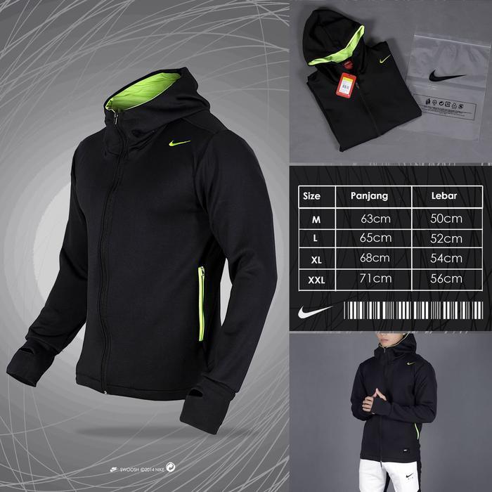 NIKE TRAINING JACKET THUMBHOLE | JUMPER RUNNING | JAKET NIKE SPORT ORI