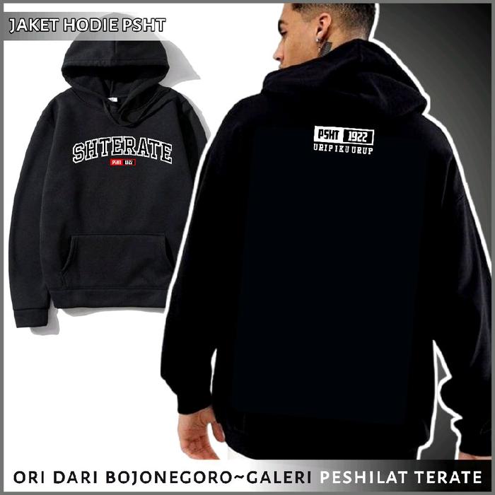 JAKET HODIE PSHT SH TERATE SIMPEL Hoodie Pria Keren Simple Distro Hitam Lokal Sablon Fleece Katun Te