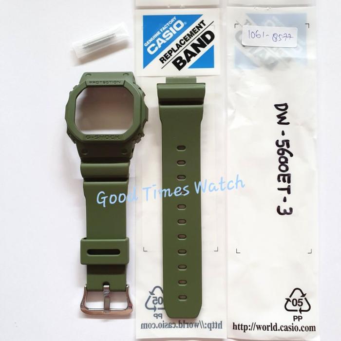 PAKET STRAP BEZEL G-SHOCK DW-5600ET-3 DW 5600ET DW 5600 CASIO ORIGINAL