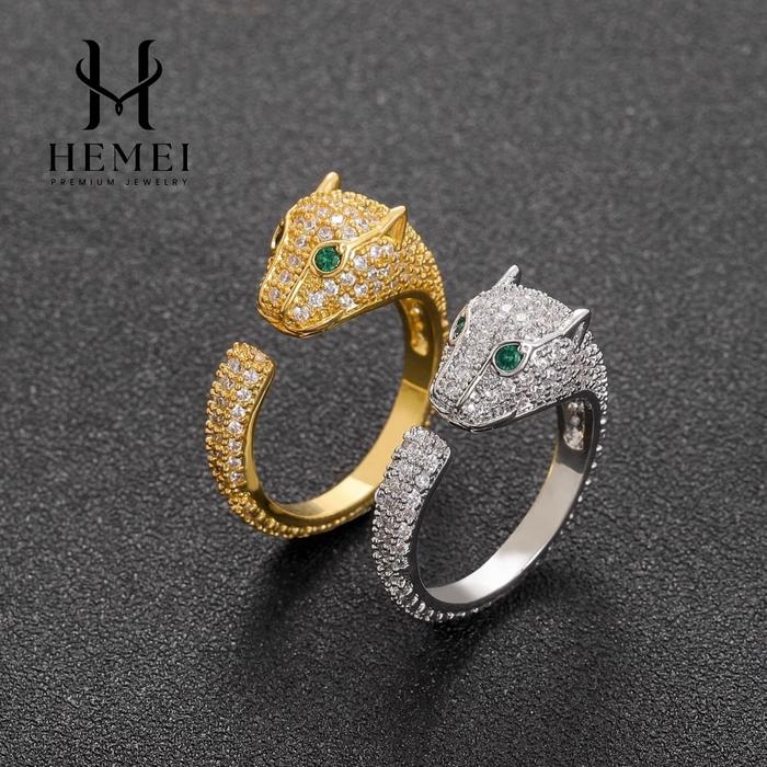 HEMEI C10 CINCIN TITANIUM WANITA KLASIK GOLD BULGARI / AKSESORIS FASHION WANITA JEWERLY PREMIUM ANTI