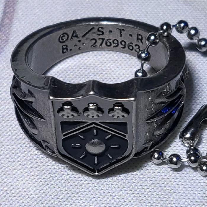 Cincin Vongola Ring Sasagawa Ryohei Guardian of Sun Gashapon diameter cincin 20mm