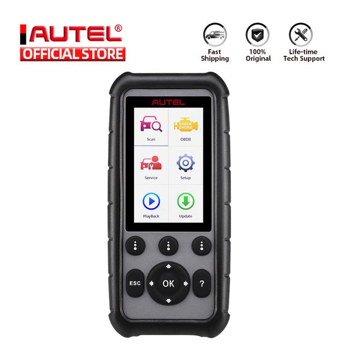 Terlaris, Autel maxiag MD806 OBD2 alat diagnosa mobil, pemindai OBDII
