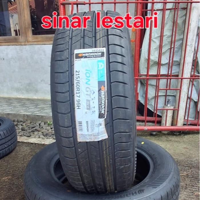 Hankook Ban Ev 215 60 R17 96H IK41A Ion Gt Suv untuk Mobil Byd Atto3 Hyundai Kona II Vinfast Vf6 Rus