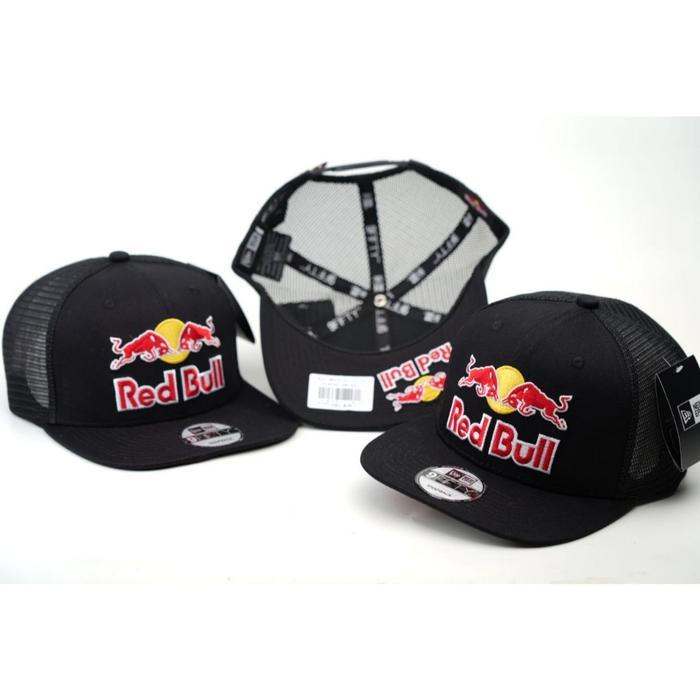 TERMURAH!!! Topi Snapback Original Import Redbull Red Bull Unisex Hat Baseball Cap Distro Surfing Fa