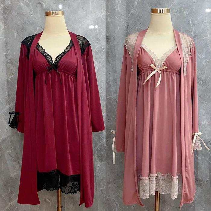 Wildnod - Benita S - 7Xl (Ld 70-160Cm) Nightdress & Kimono