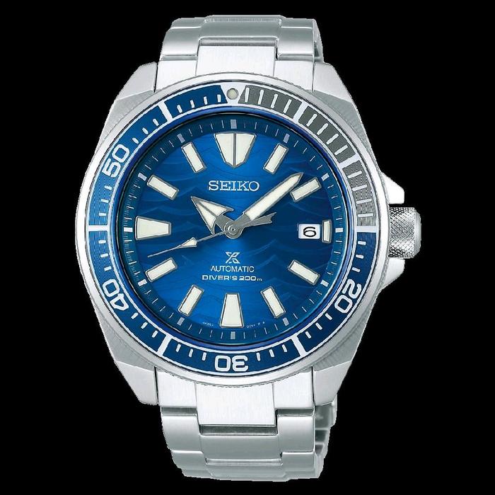 Seiko samurai srpd23 srpd23k1 save the ocean great white shark New Original Seiko Indonesia Garansi 