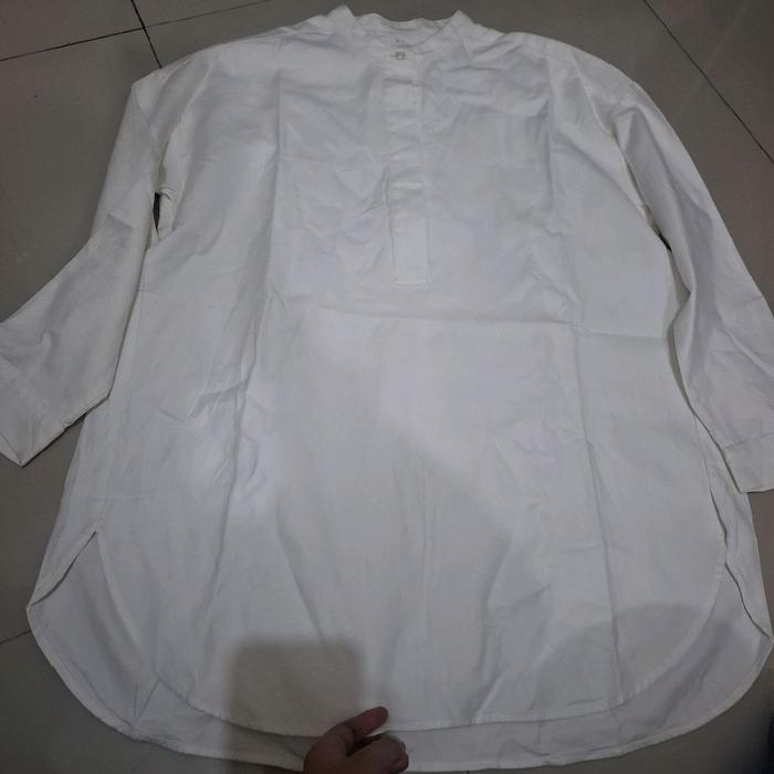 MUJI women tunic soft denim preloved
