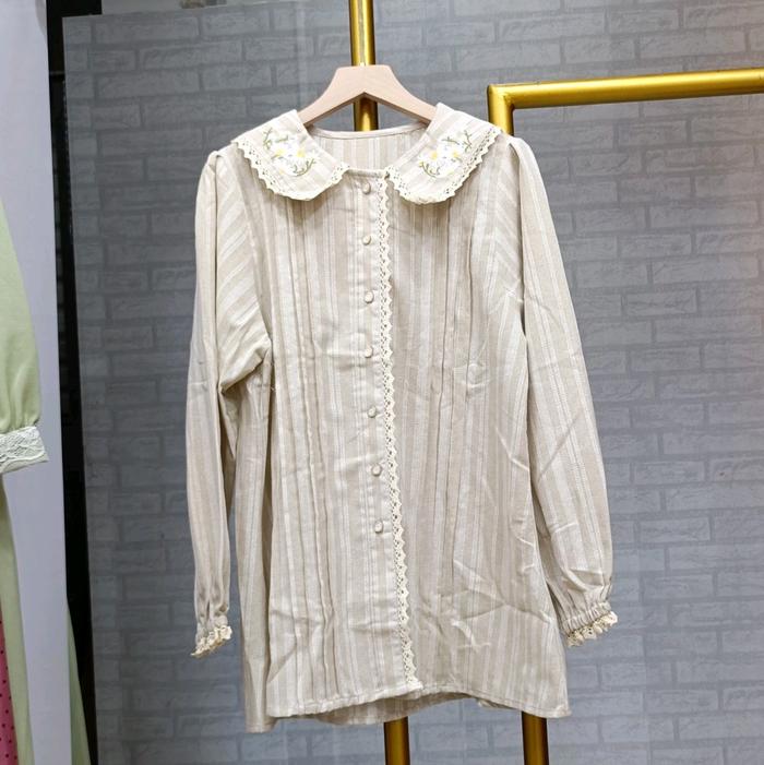 kmeja import,baham linen berbies,wrn mocca