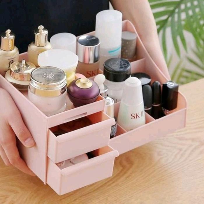 Rak kosmetik / Rak Make up Skincare / Kotak Penyimpanan Make Up Organizer Make Up Storage Serbaguna