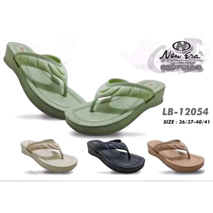 SANDAL JEPIT WANITA KARET JELLY WEDGES NEW ERA SIZE 36-41 Sendal Cewek