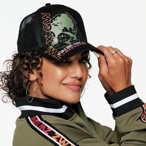 Zumba ZW X GW Adjustable Snapback Cap
