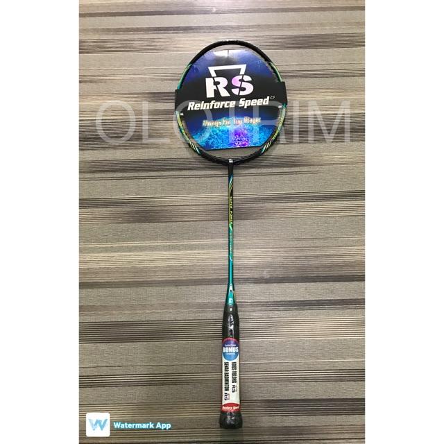 [Free Pasang Senar] Raket Badminton RS Super Power 500 Laser + Bonus Tas Kaos Senar Lengkap