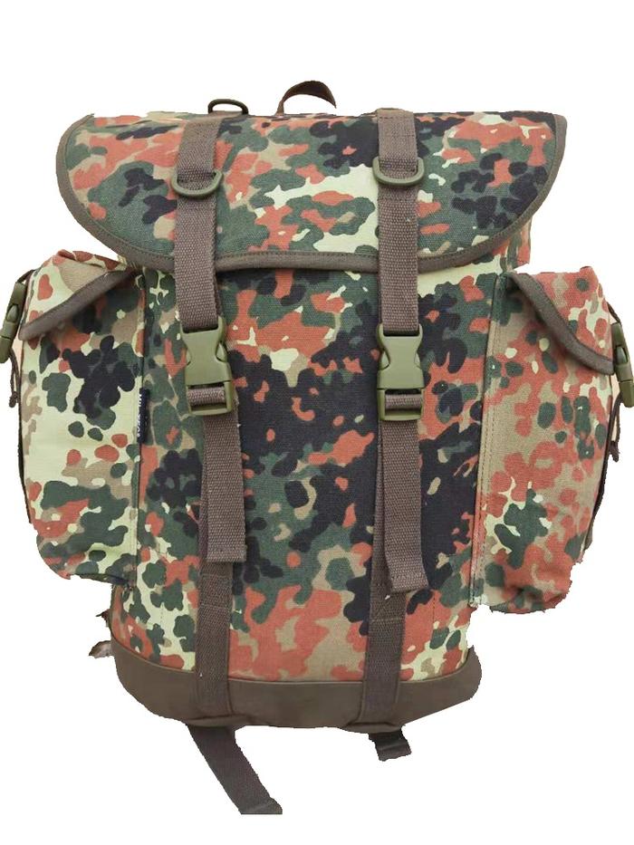 tdoor Product MilTec Replica Military Version Of The Classic Retro Canvas Mountain Bag 35L German Ca