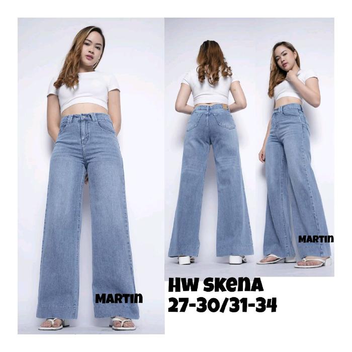 celna jeans martin panjang skena wanita