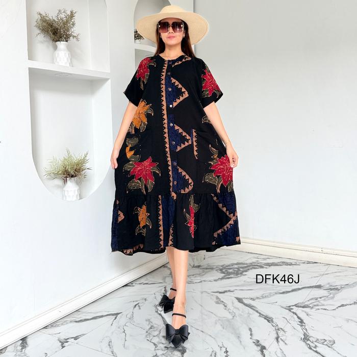 Vitela Batik Daster Cap Andin 120cm Motif Desain By Vitela Bahan Rayon Pekalongan Busui Friendly Den