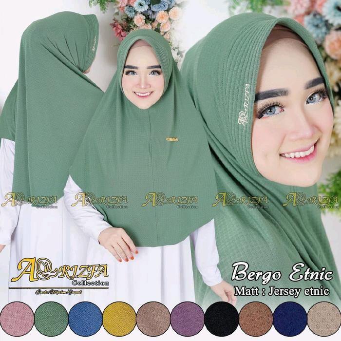 Jilbab Bergo Etnic ORI Arrizfa