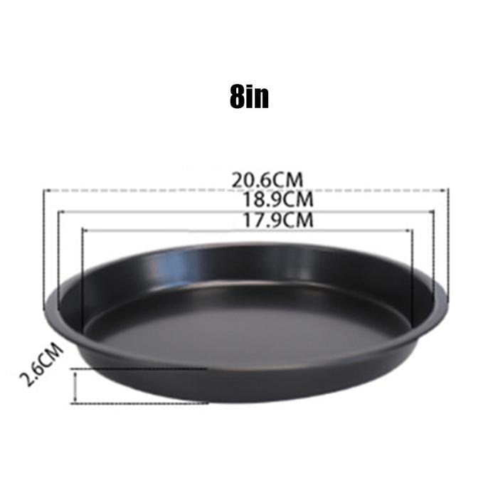 Non-stick Baking Pan Pizza Pan Cake Baking Mold Cake Tray Black