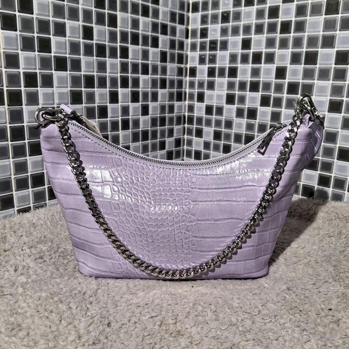 BERSHKA TAS SELEMPANG WANITA SLING BAG UNGGU BARU ASLI ORIGINAL