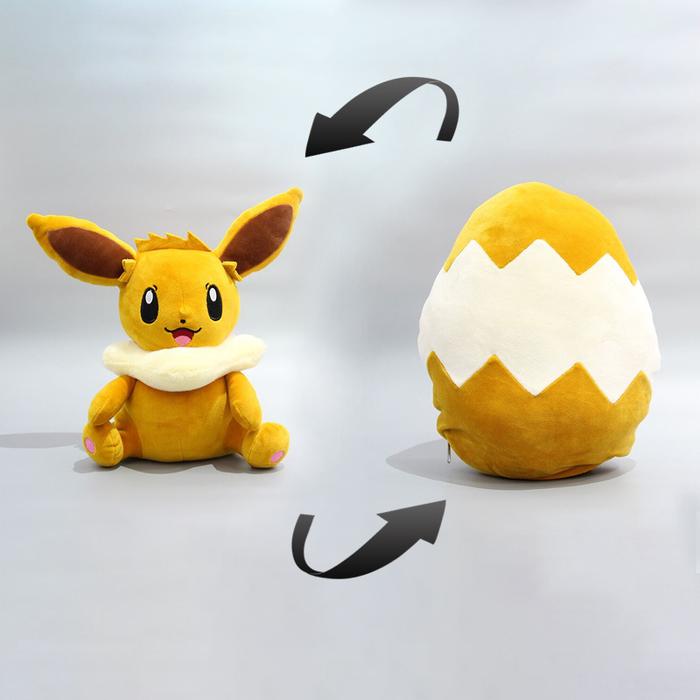 Pokemon Ditto Deformed Double Sided Flip Reversible Plush Toy Cartoon