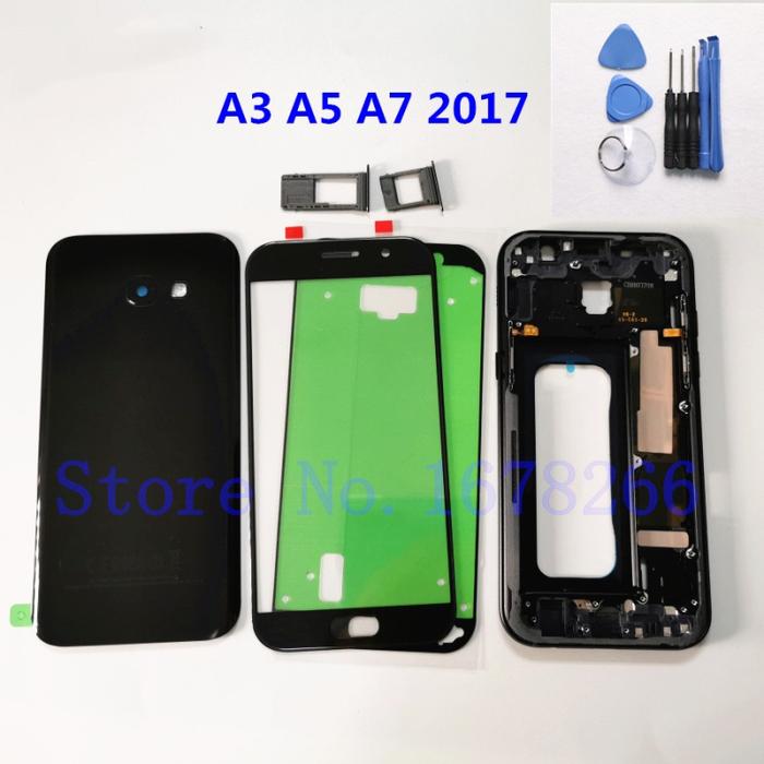 For SAMSUNG Galaxy A3 A5 A7 2017 A320 A520 A720 Full Housing Case