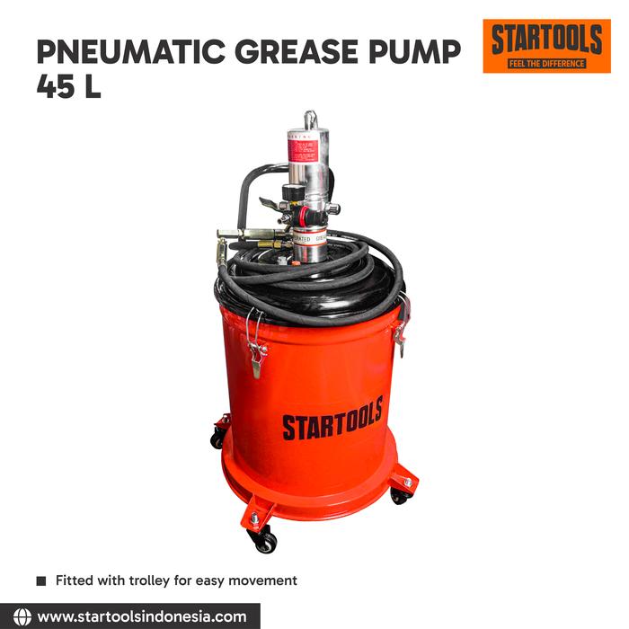 STARTOOLS Pneumatic Grease Pump 45 Liter / Grease Pump Angin 45 Liter / Pompa Grease Gemuk Angin 45 