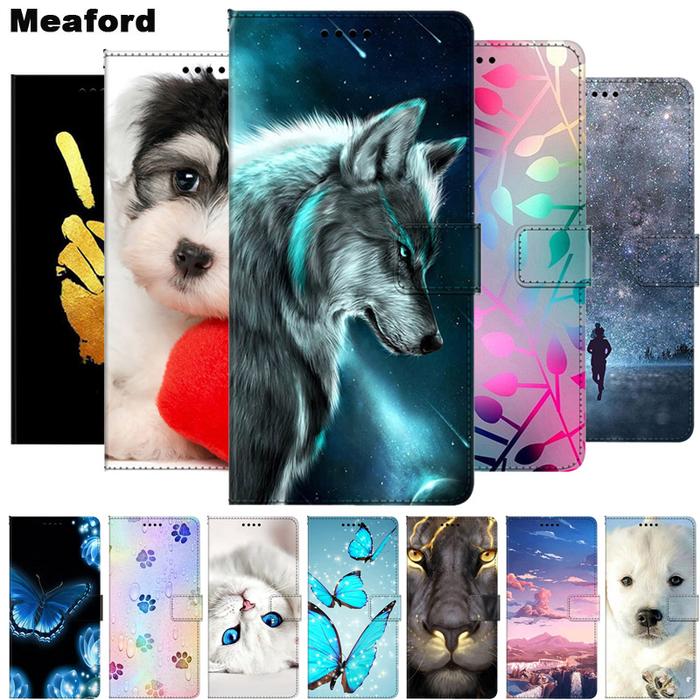 For Realme Narzo 50A / 50i Case Flip Leather Cover Phone Case for