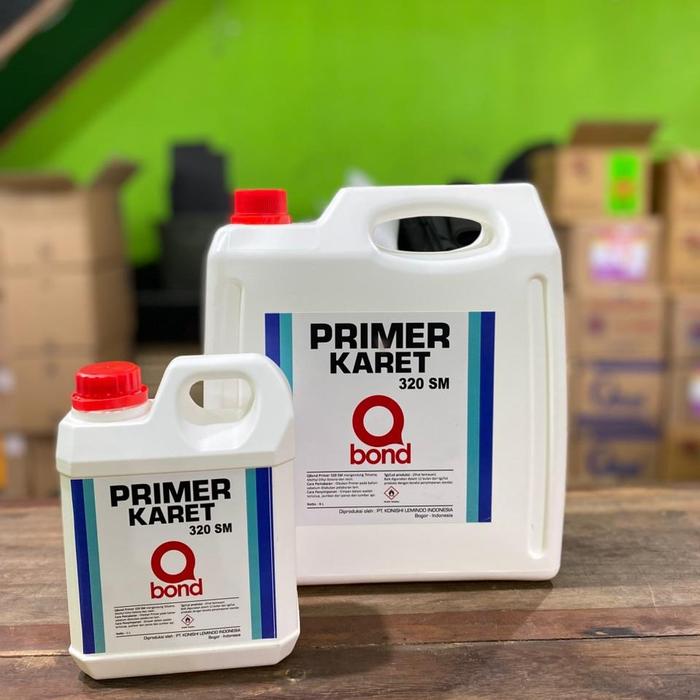 QBond Primer Karet 320 SM / uk 1 liter & 4 Liter / Pencuci Karet