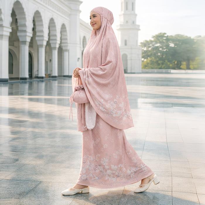 ZB - Amara Prayer Set - Mukena Motif Bahan Silk