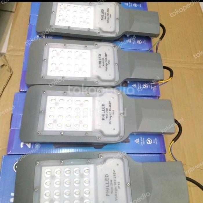 Kap Lampu Jalan/PJU LED Tipis/Street Light 20 watt