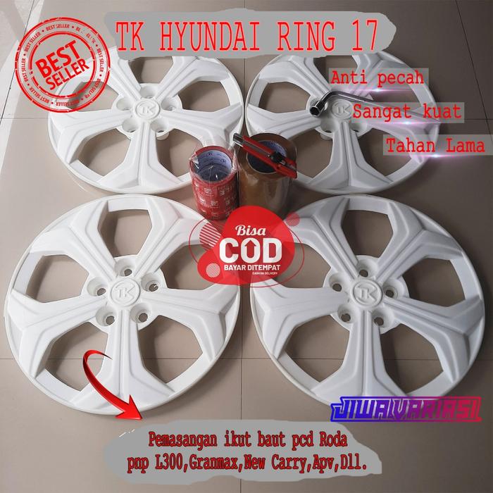 TM WHEELDOP TK R17 HYUNDAI HARGA 4BIJI WILDOP RING 17 ORI