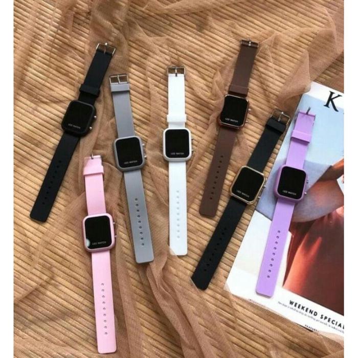 Jam Tangan LED Watch Digital wanita Jam Tangan LED Digital watch / jam tangan kekinian LED Digital /