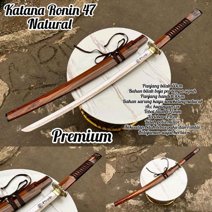PERKAKAKSEPUH KATANA ZORO NATURAL BAJA PER SEPUH