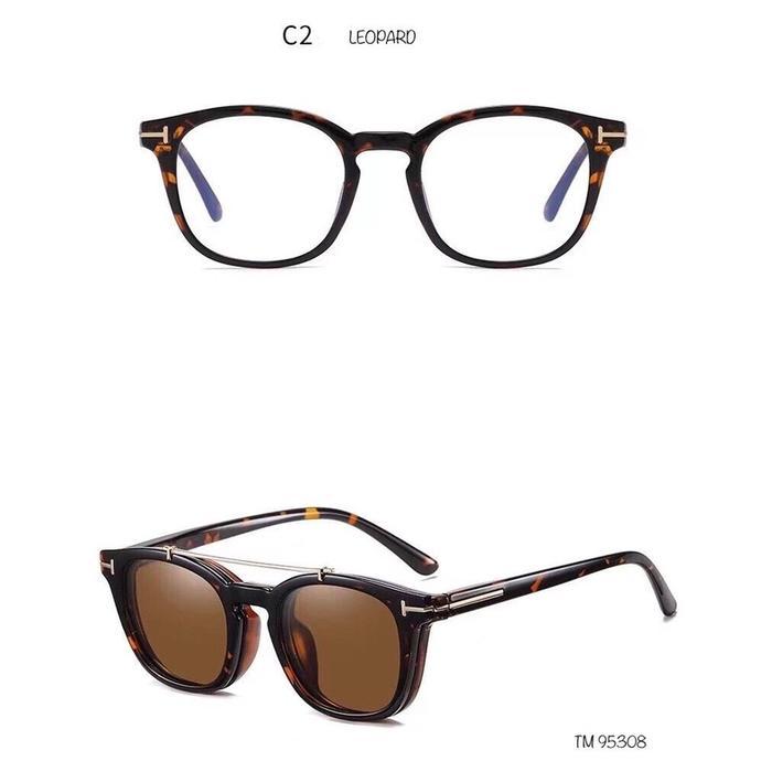 New arrival Kacamata 95308 Clip On Lensa Polarized Untuk Minus Antiradiasi Blueray