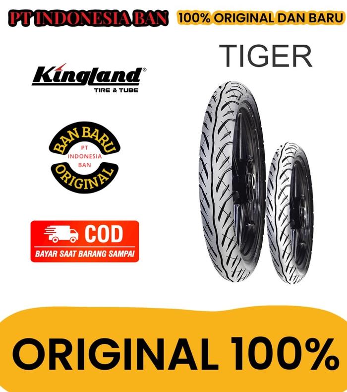 BAN LUAR KINGLAND 90/90-14 TUBETYPE [BELUM TERMASUK BAN DALAM] JAGUAR PITBULL TIGER