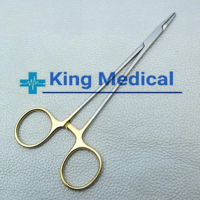 Derf Needle Holder TC Gold Tungsten Carbide 12.5cm Premium Quality