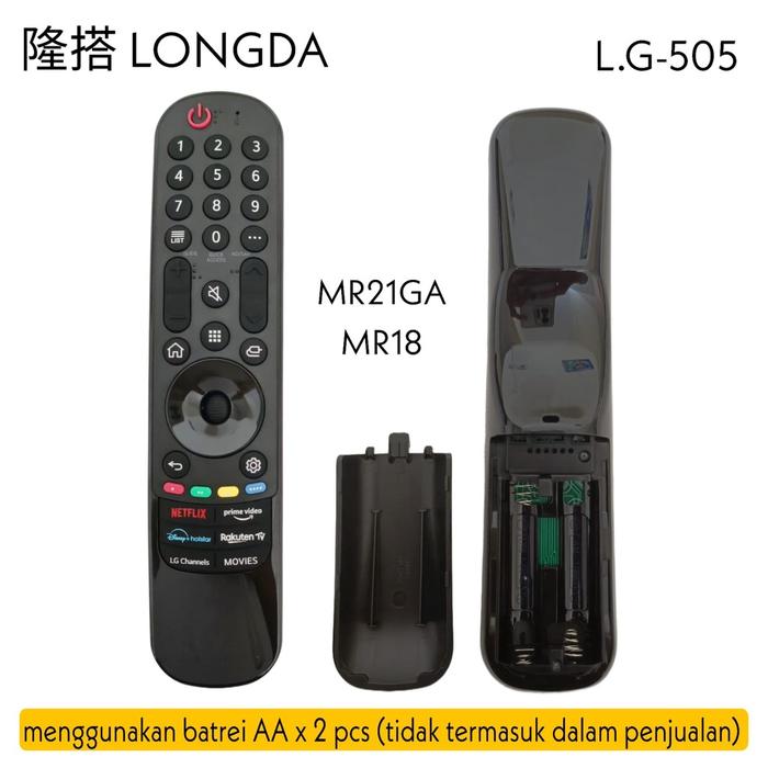 Remot Pengganti untuk Smart TV Android LG MR21GA LONGDA 505