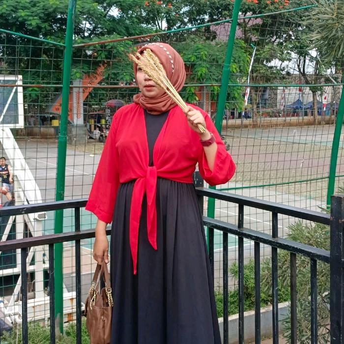 outer kekinian pendek / outer kekinian untuk hijabers