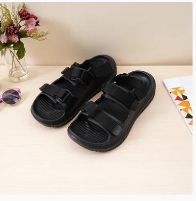 ATARU Sandal Pria Double Strap - Hitam