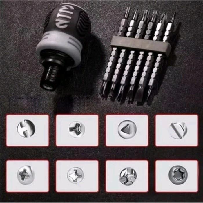 *OBENG CEBOL MINI CRV 13IN1 ( OBENG 2 ARAH BOLAK BALIK )