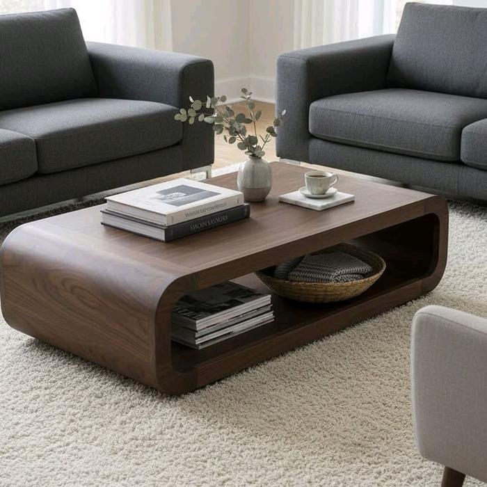 Set sofa tamu minimalis modern jati Jepara