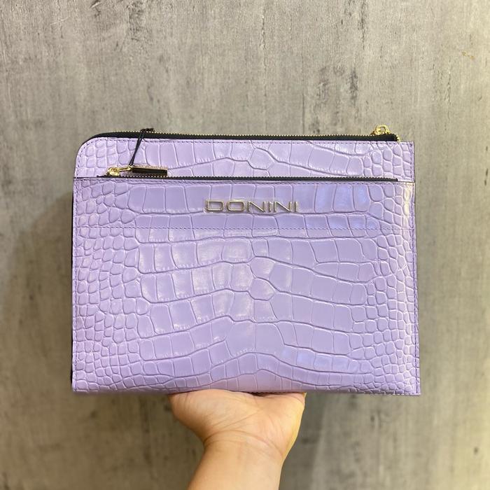 DONINI BIANA CLUTCH KULIT ASLI