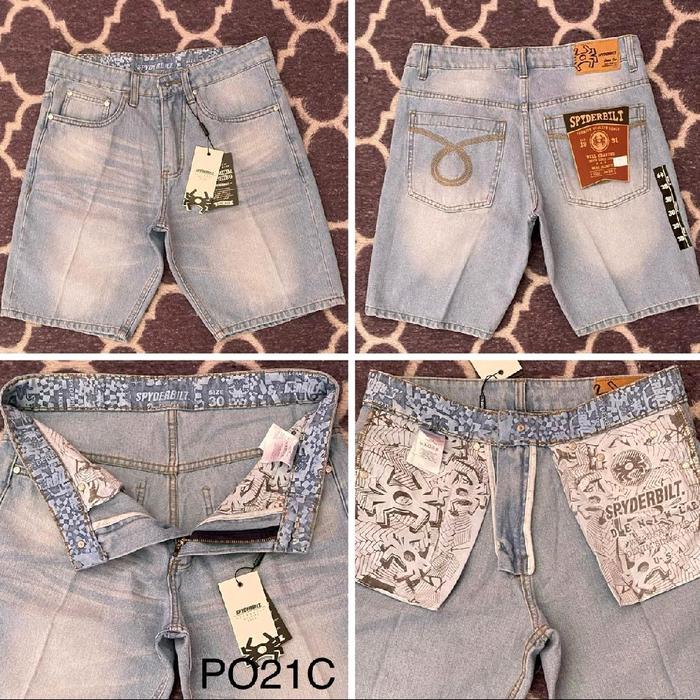 ( Po21C ) CELANA JEANS PENDEK SPYDERBILT PLANET SURF