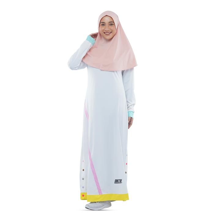 White Rainbow Three Point Dress