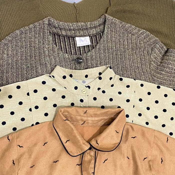 Preloved pemakaian pribadi dan thrift by mshesay.thrift kemeja atasan blouse celana Baju Atasan Moti