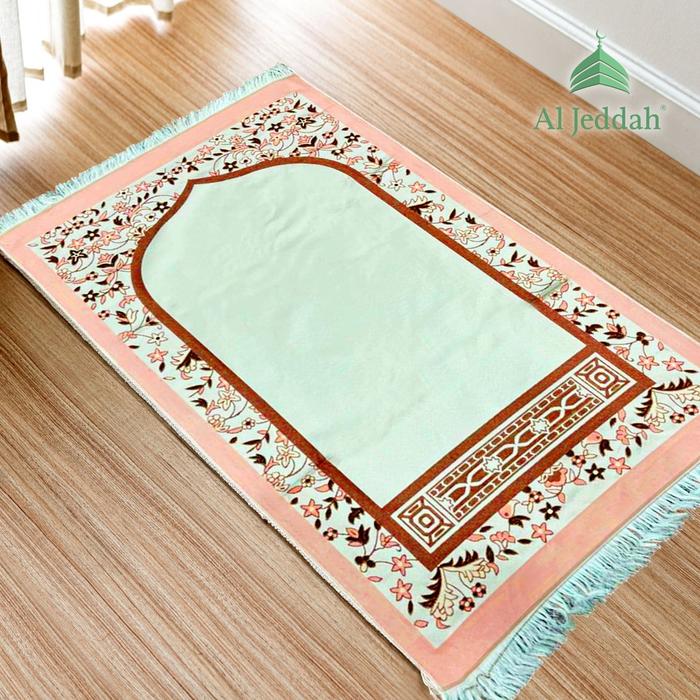 Al Jeddah Sajadah Batik Travel Praktis 70X110 Sajadah Lipat Saku Premium I Sajadah Traveler Terbaru