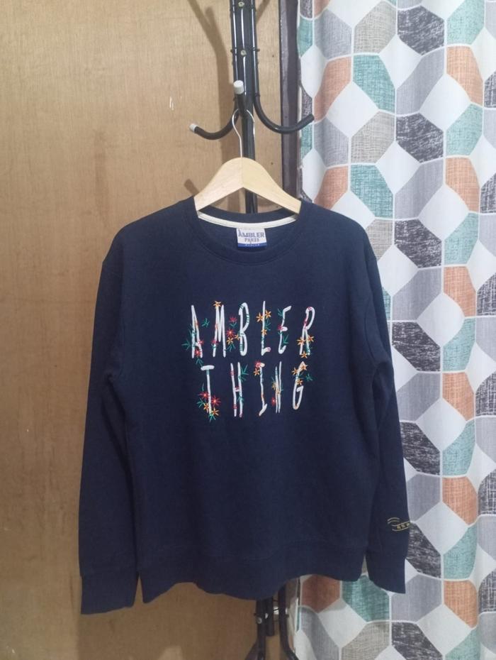 Ambler CN-CrewNeck Brand Ambler Unisex Warna Navy