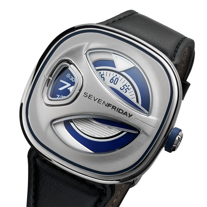 Sevenfriday Me1/01 Official Jam Tangan Ue Silver Automatic