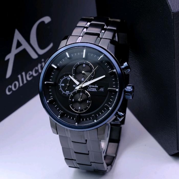 ALEXANDRE CHRISTIE AC 6323 BLACK BLUE. ORIGINAL Watches